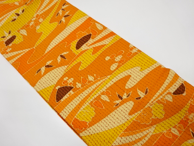 JAPANESE FUKURO OBI / SAGANISHIKI / ITAJIME SHIBORI